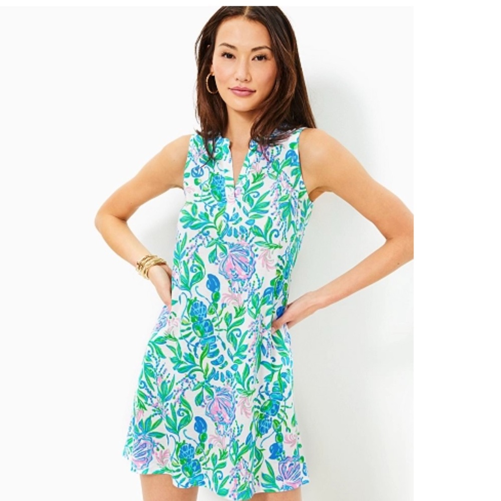 NWT - Lilly Pulitzer Dev Dress in Resort White Just A Pinch size M